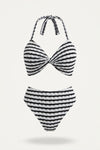 Contrast Bikini Set