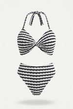 Contrast Bikini Set — front view