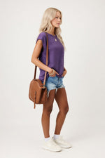 Structured Pocket Tee — side view