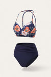 High Waist Split Bikini Set