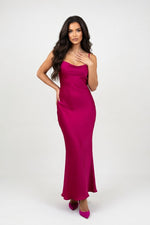 Mesh Backless Halter Dress — front view