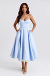 Mesh Double Layer Halter Dress