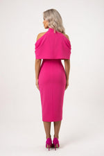 Halter Neck Bodycon Midi — back view
