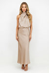 Satin Sleeveless Dress