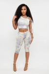 One Shoulder Leopard Co-Ord Set