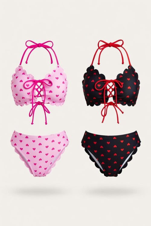 Printed Bikini Set — front view