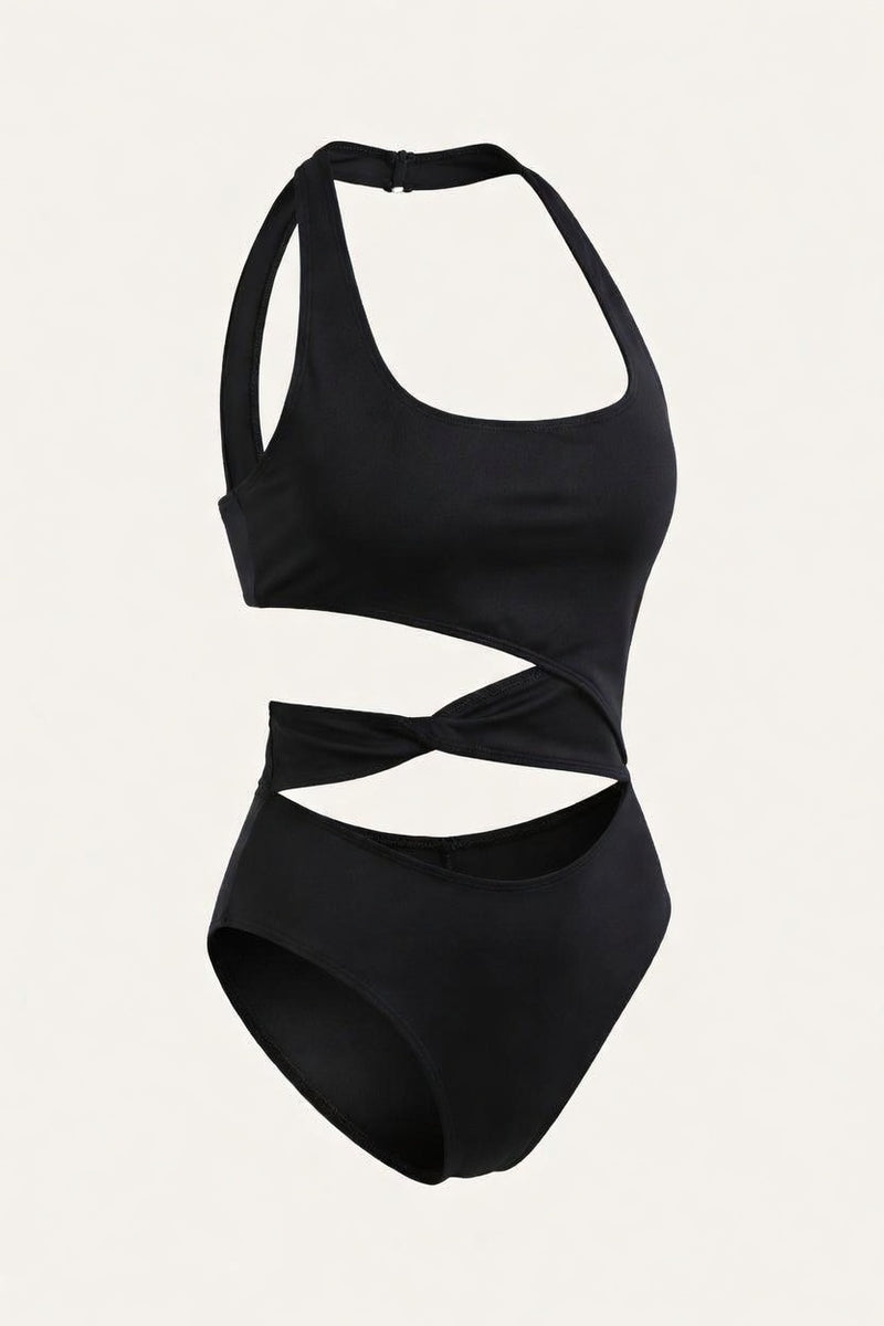 Cut-Out One-Piece Swimsuit — front view
