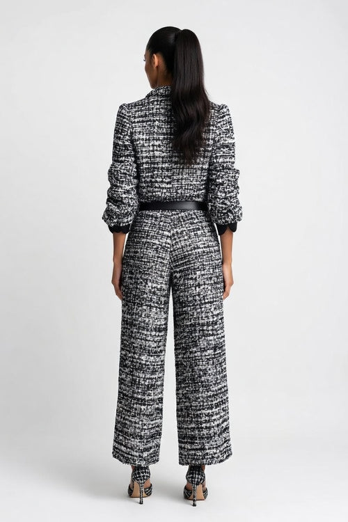 Tailored Blazer Wide Leg Co-ord — back view