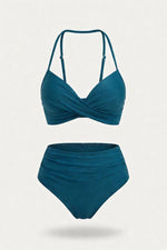 Structured Triangle Bikini Set — front view
