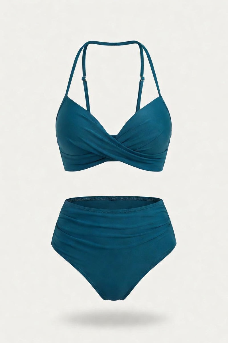 Structured Triangle Bikini Set — front view