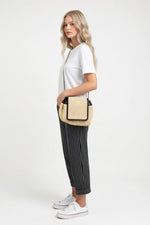 Striped Wide Leg Trousers — side view