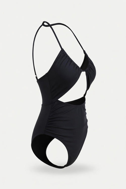 Sculpting One-Piece Swimsuit — side view