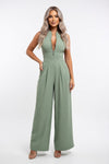 V-Neck Sleeveless Jumpsuit