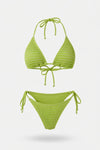Cross-Front Bikini Set