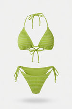 Cross-Front Bikini Set — front view