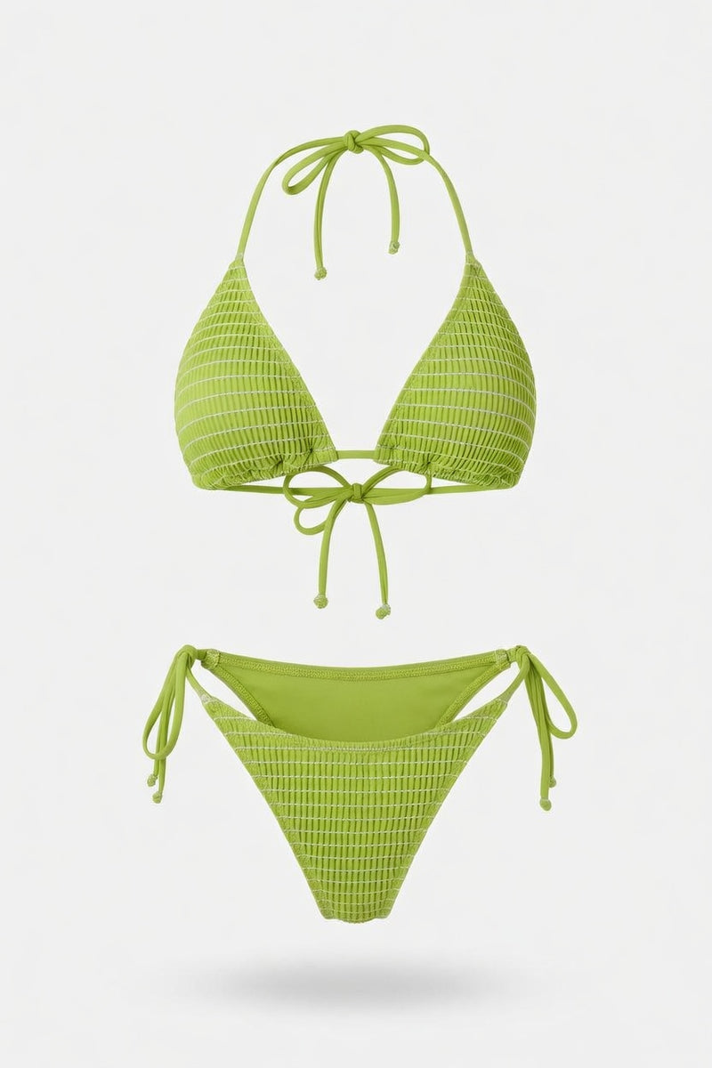 Cross-Front Bikini Set — front view