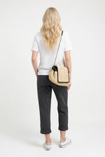 Striped Wide Leg Trousers — back view