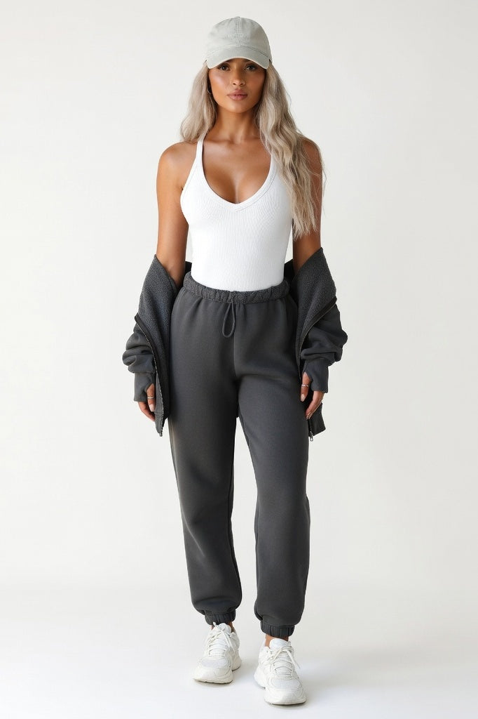Ribbed Knit Vest — White