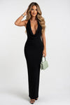 Halter Pleat Mini Dress