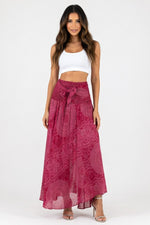 Rose Print Versatile Midi Dress — Rose Print Rose Red