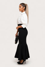 Fishtail Midi Skirt — side view