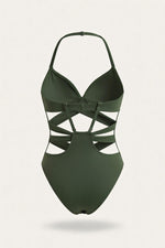 High Waist Cut-Out Bikini — back view