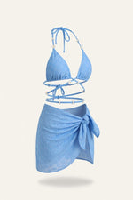 Structured Bikini Three-Piece Set — side view
