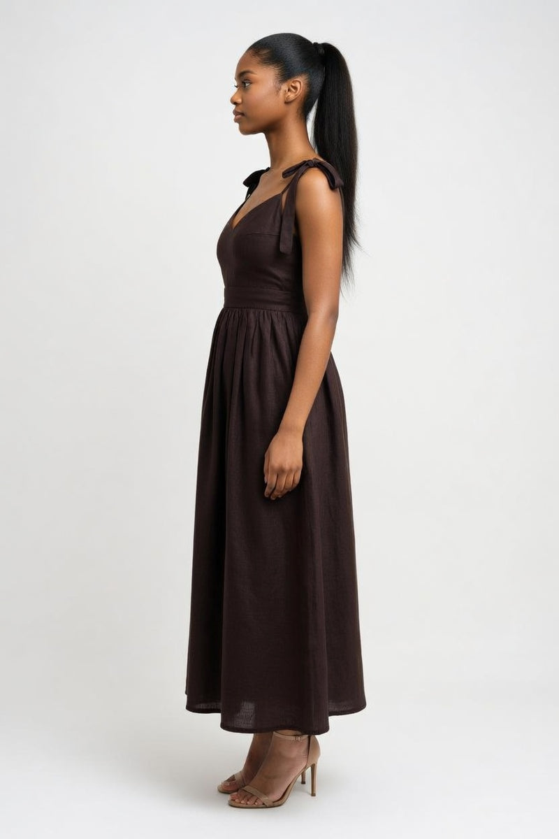 Halter Mini Dress — side view