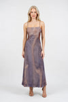 Oil Painting Print Halter Dress