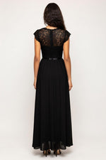Chiffon Wrap Dress — back view