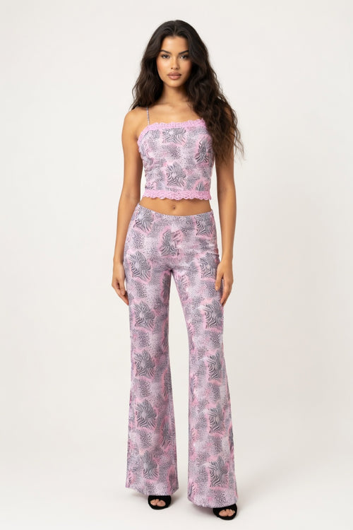 Leopard Print Co-ord Set — front view
