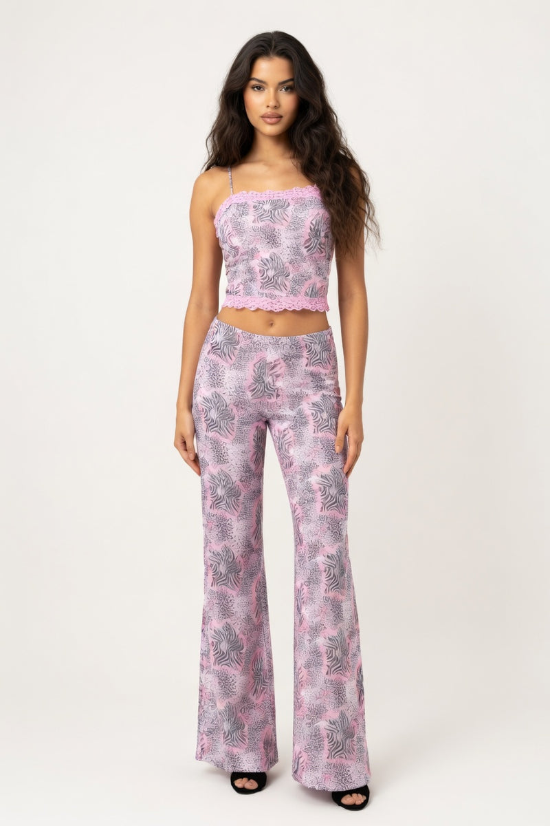 Leopard Print Co-ord Set — front view