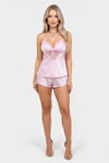 Satin Halter Pajama Set