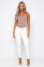 Lace Halter Top — Pink