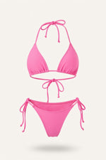 High Waist Bikini Set — Pink
