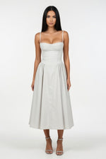Cami Slip Dress — Light Grey
