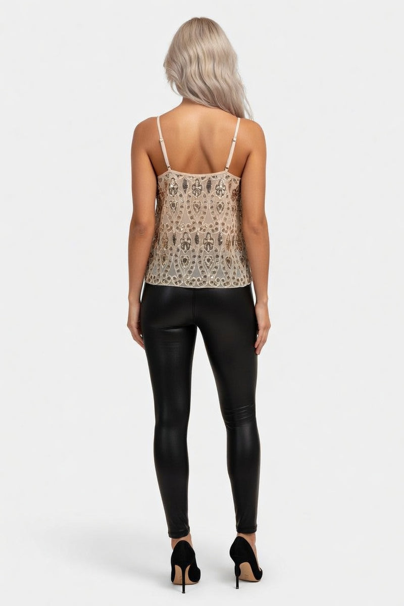 Sequin Camisole — back view