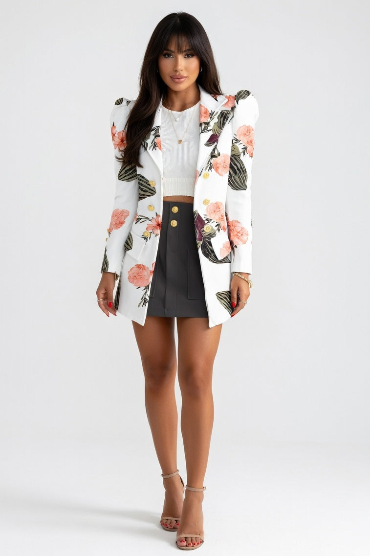 Printed Co-ord Set — Black