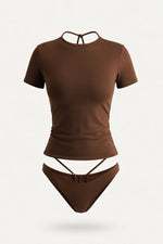 Slim Fit T-Shirt — Coffee Brown