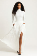 Tailored Blazer Skirt Co-ord — White