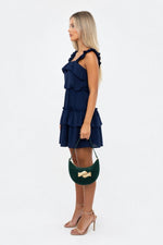 Ruffle Midi Dress — side view