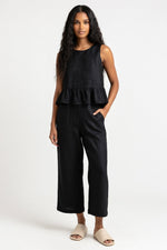 Sleeveless Co-ord Set — Black