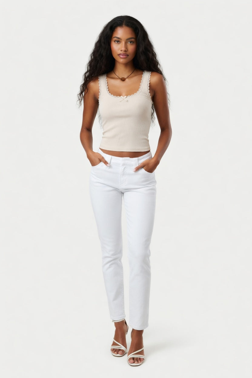 Lace Camisole Top — front view
