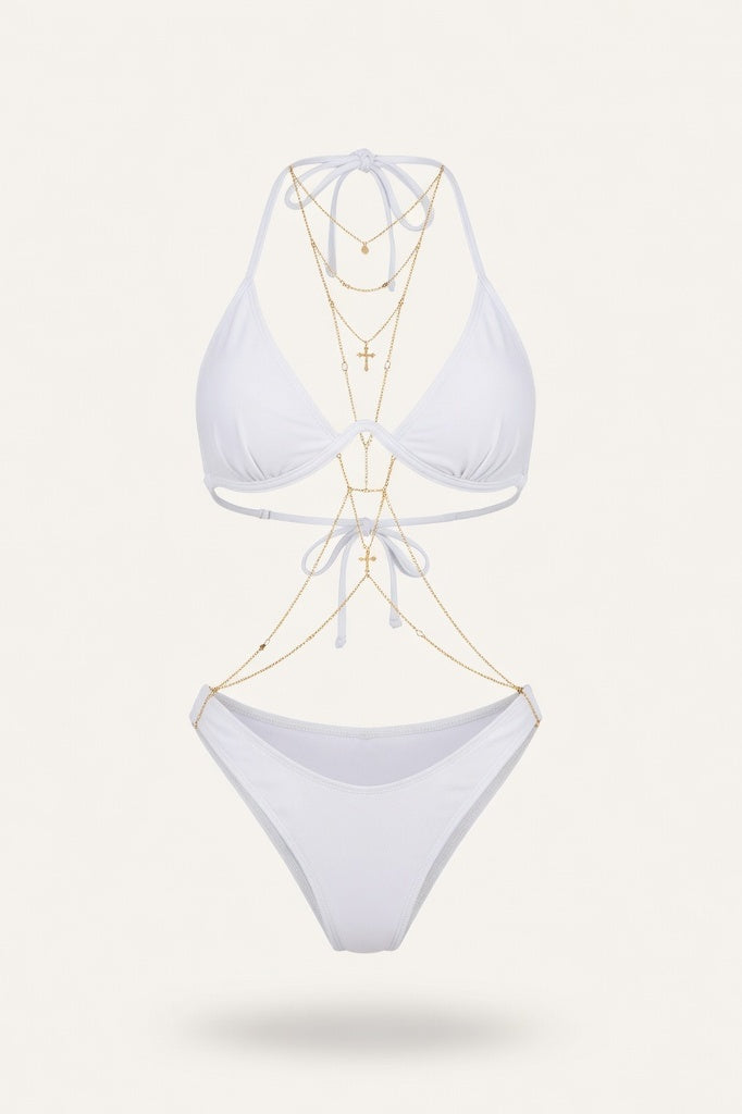 Underwire Bikini Set — White