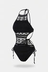 Lace Cut-Out Swimsuit