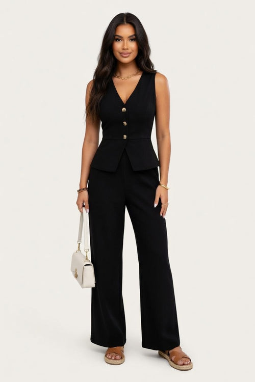 Sleeveless Co-ord Set — front view
