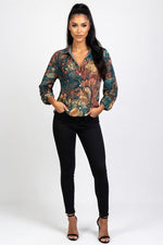 Printed Cotton-Blend Shirt — Vintage 7