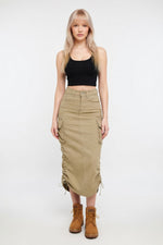 Denim Work Skirt — front view