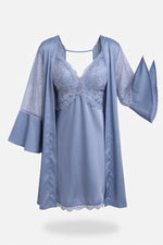 Lace Satin Cami Set — Moran Grey