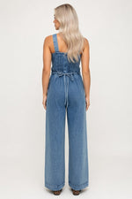 Sleeveless Jumpsuit — back view
